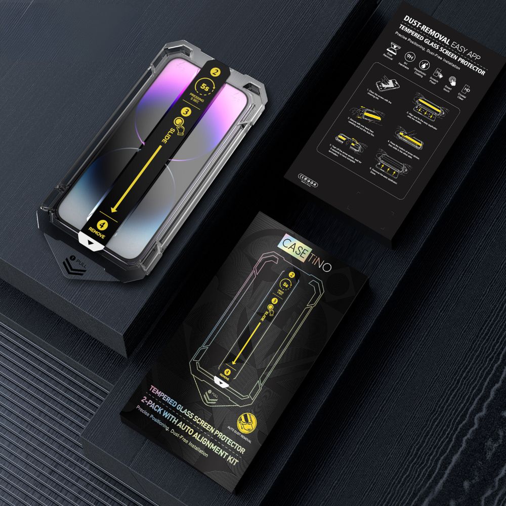 CASETiNO iPhone Screen Protector 2 Pack