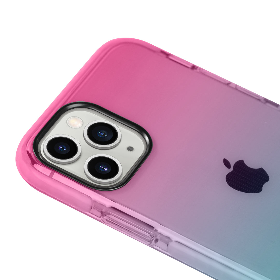 CASETiNO Vivace Clear Pink and Blue Case for iPhone 13 Pro Max