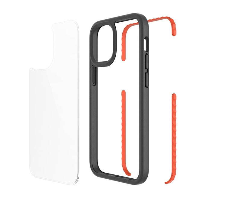 CASETiNO Protective Clear Black Case for iPhone 14 Pro Max