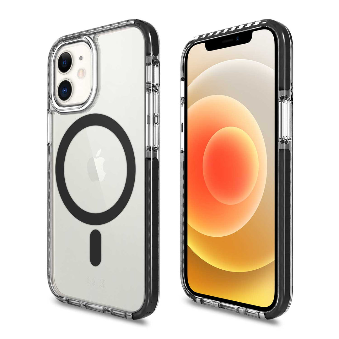 iPhone 12 Clear Magsafe Case Black