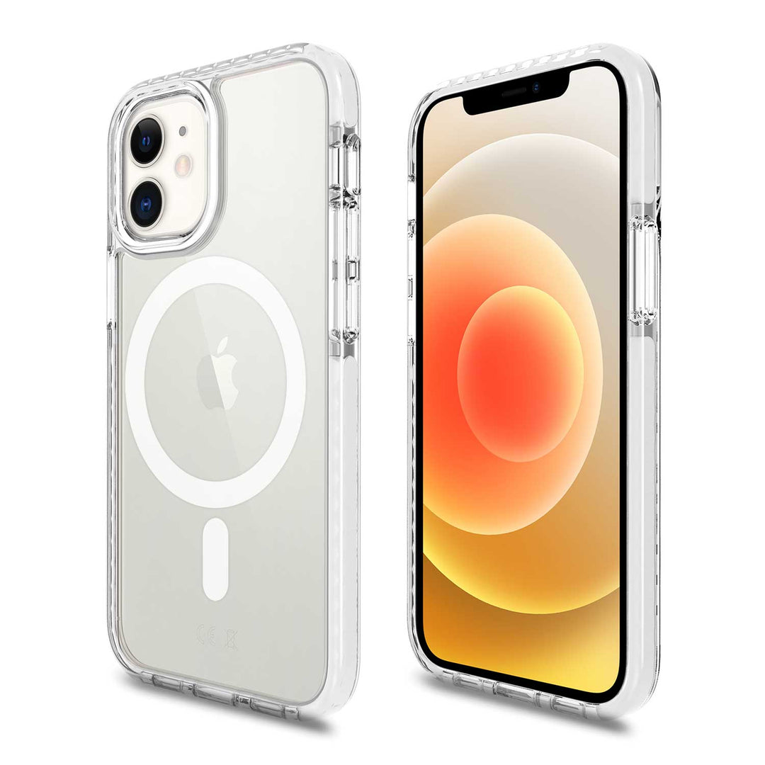 iPhone 12 Clear Magsafe Case White