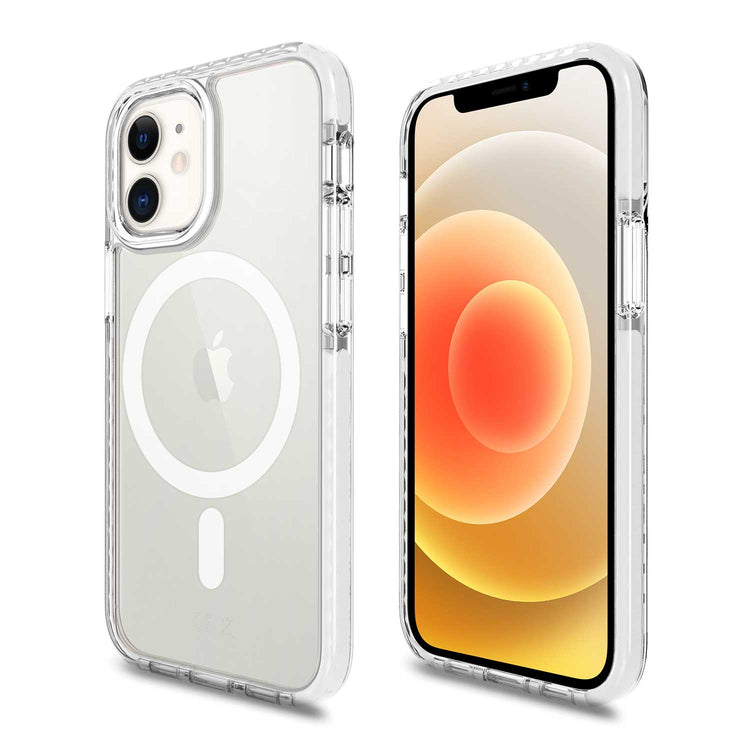iPhone 12 Clear Magsafe Case White