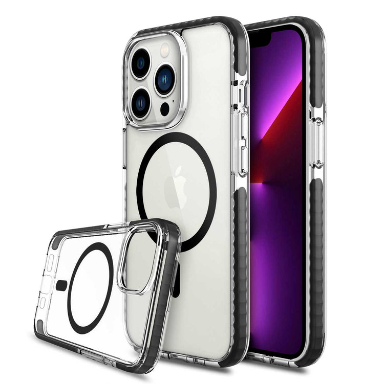 iPhone 13 Pro Max Clear Magsafe Case Black
