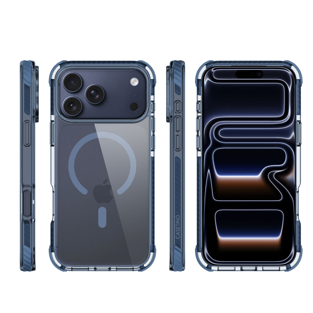 17 Pro Max Ultra Impact Case on Blue iPhone