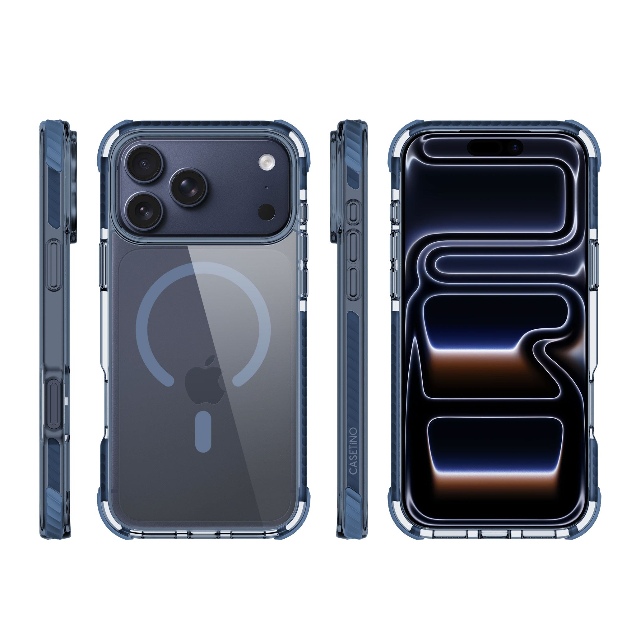 17 Pro Max Ultra Impact Case on Blue iPhone