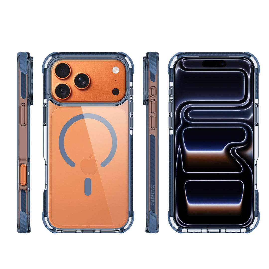 17 Pro Max Ultra Impact Case on Orange iPhone