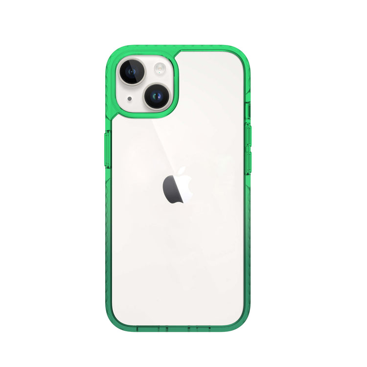 CASETiNO Clear Shield iPhone 14 Caribbean Green