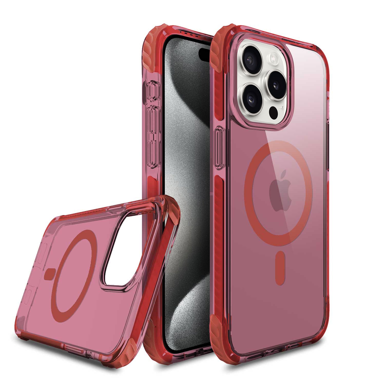 iPhone 15 Pro Max Scarlet Red Ultra Impact Case