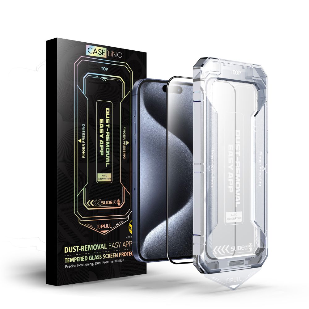 CASETiNO iPhone 15 Series 2-Pack Screen Protector