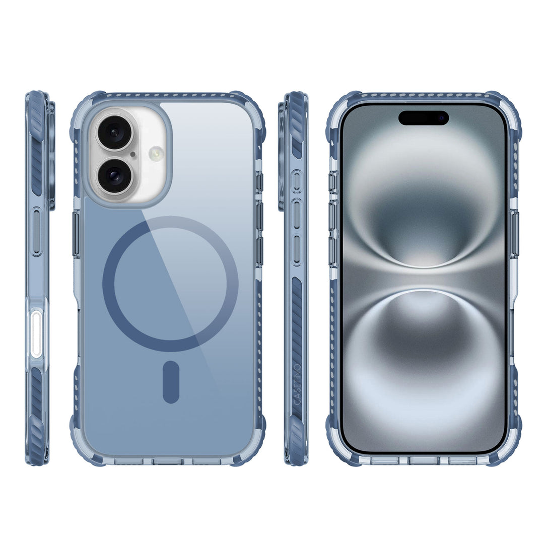 CASETiNO Ultra Impact Carolina Blue case for iPhone 16 & 16 Plus