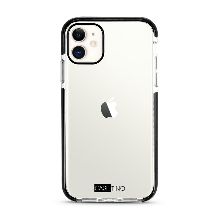 CASETiNO iPhone 11 Black Clear Case