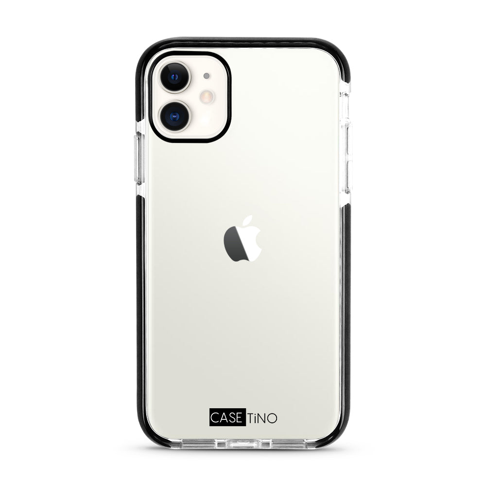 CASETiNO iPhone 11 Black Clear Case