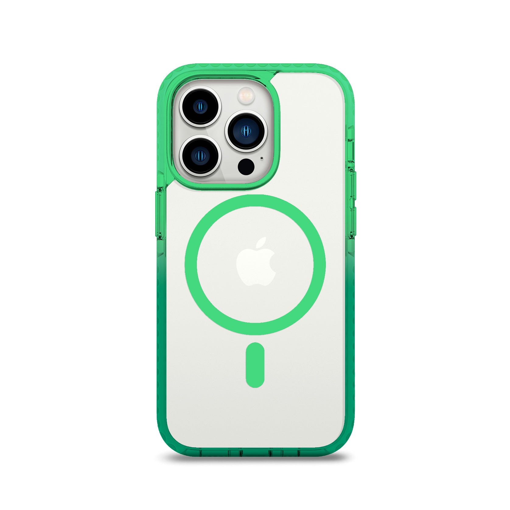 iPhone 13 Pro Max Clear Magsafe Case Carribean Green