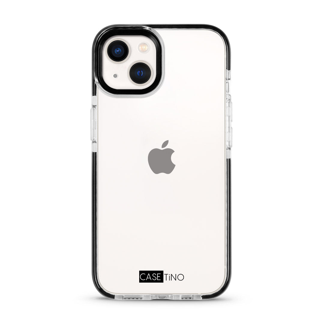 CASETiNO iPhone 13 Black Clear Case