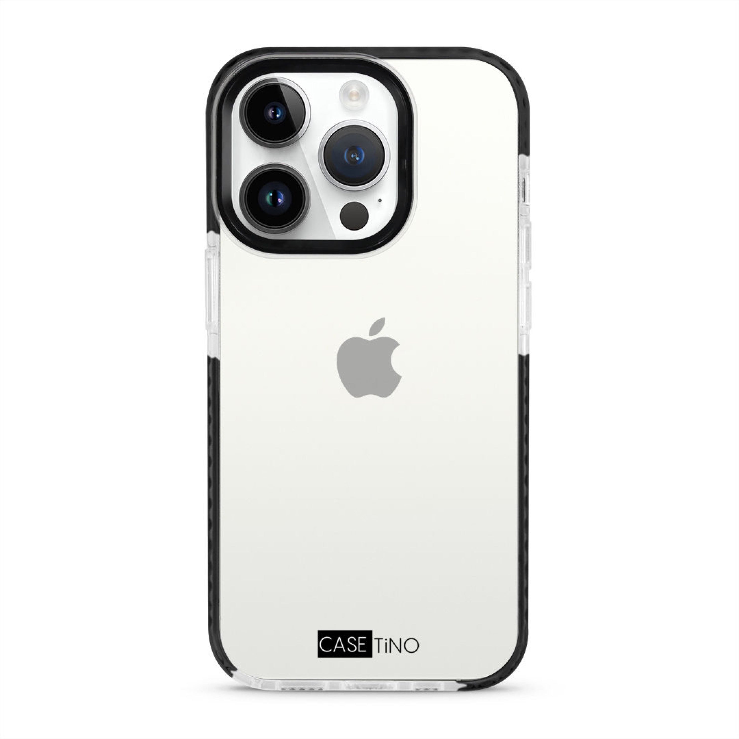 CASETiNO iPhone 14 Pro Black Clear Case